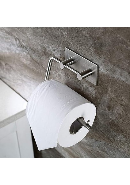 Paslanmaz Çelik Tuvalet Kağıdı Askısı Yapışkanlı Bant ile Kolay Montaj fırsatları
