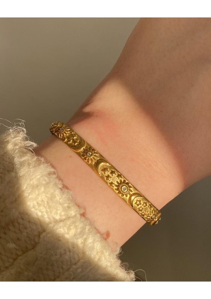 Çelik Gold Ayarlanabilen Bileklik fiyatları