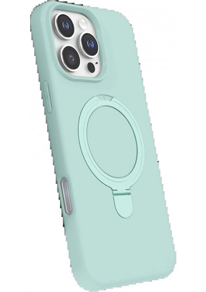 Apple iPhone 16 Pro Max Regal Magsafe Standlı Kapak - Su Yeşili fiyatları