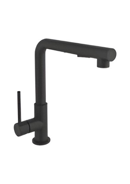 Gastro L Pull Out Mutfak Bataryası - 2 Fonksiyonlu Mat Siyah