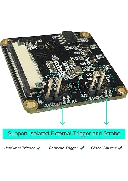 Raspberry Pi Kamera OV7251 Sensör, Global Shutter Harici Trigger Stream Modu 0.3mp Frame Rate Up Tp 158FPS 8bit 10BIT Rawdata Formatı, Raspberry Pi 4b 3b+ 3b 3A+ Cm3+ Cm3 Pi Zero W Için modelleri