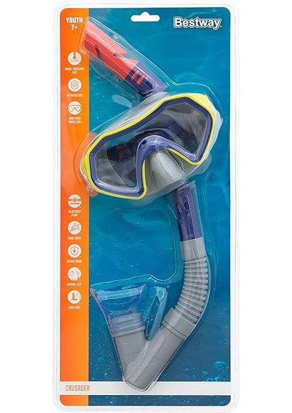 Crusader Çocuk 7+ Şnorkel Maskesi fırsatları