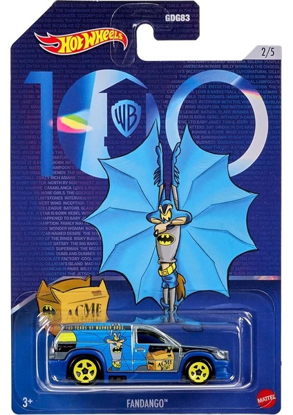 Wheels Warnes Bros 100. Yıl Temalı Arabalar HMV73 - Fandango