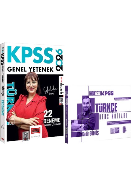 2026 Kpss Türkçe 22 Deneme Yelda Ünal - 2026 Kpss Türkçe Ders Notları