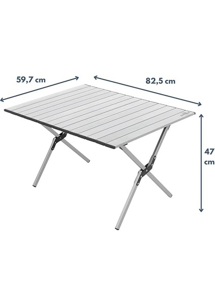 L 825X595 cm Alüminyum Katlanır Kamp Masası fiyatları
