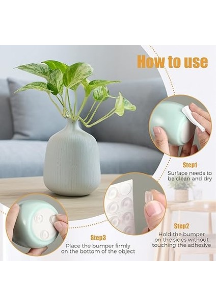 24 Adet Silikon Kapı Tamponu, Kapı Pedleri, Stoper, Kendinden Yapışkanlı Tampon Pedler, Şeffaf Dolap, Kapı Stoperi, Koruyucu Tampon, Mutfak, Zemin, Duvar, Cam Için, Silindirik fiyatları