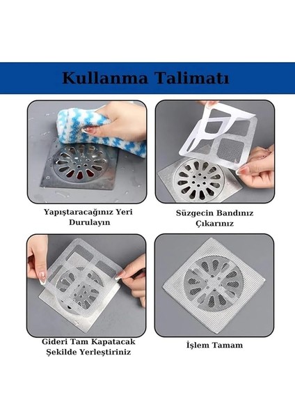 10 Adet Banyo Gider Süzgeci Saç Yakalayıcı Süzgeç Banyo Duş Gider Tıkanık Önleyici Süzgeç modelleri