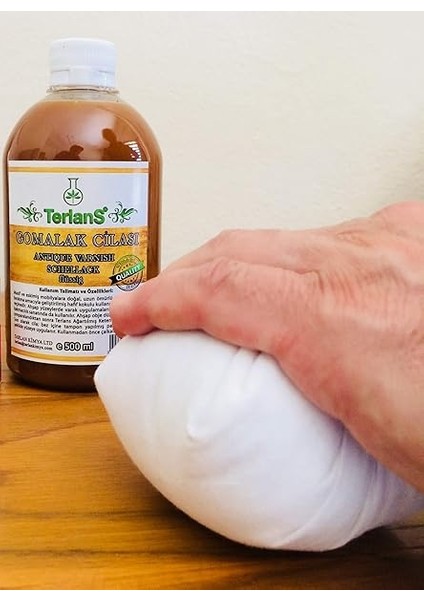 Doğal Ahşap Cilası Gomalak 500 ml + Sürme Topu Hediye modelleri