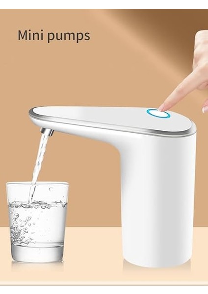 Şarjlı Damacana Su Pompası Yeni Nesil Otomatik Gümüş XHB-060 fırsatları