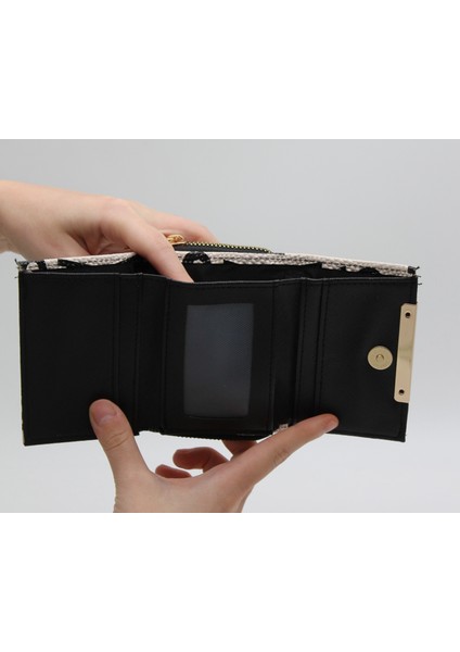 Renkli Bozuk Para Gözlü Bol Kartlıklı Mini Kadın Cüzdanı indirimleri