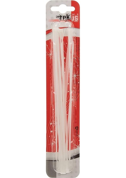 Kablo Bağı 200 x 2.5 mm 20 Adet Beyaz