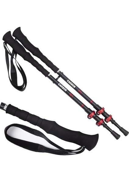 Evolite Carbon Quick-Lock Dıştan Kilitli Trekking Batonu, Standart