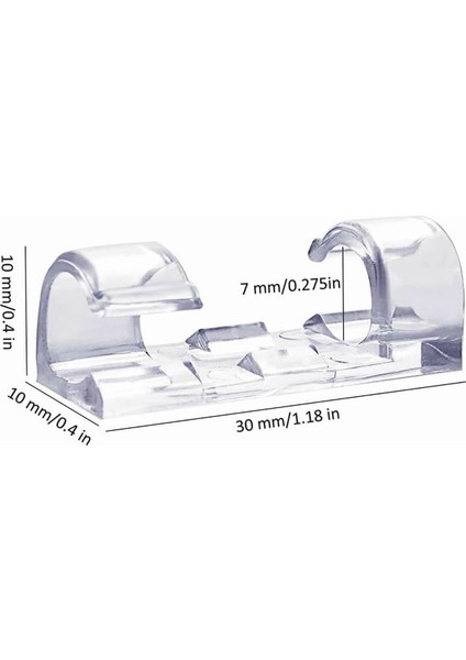 Kablo Sabitleyici Klipsler 20 Adet Kablo Düzenleyici Duvar Fayans Cam Kablo Tutucu Yapışkanlı Klips modelleri