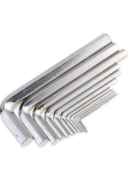 Parça Çelik Alyan Seti Kısa Düz Köşe Alyan Anahtar Takımı 1,5mm-8mm Arası Alyan Takımı Allen Anah modelleri