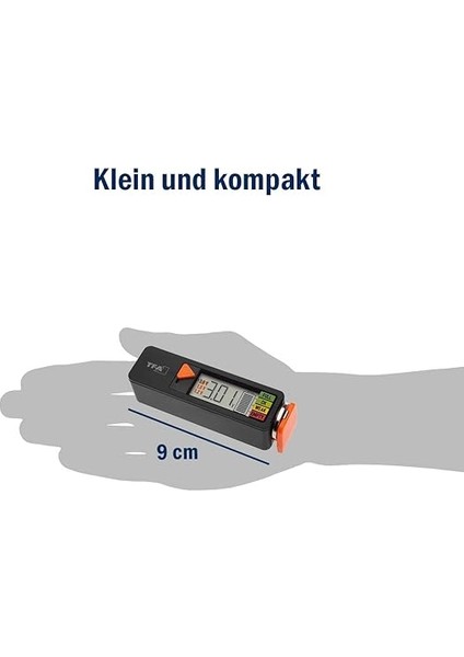 Dostmann Pil Test Cihazı Batterycheck, 98.1126.01, Piller ve Aküler Için (Aaa,aa,c, D), Düğme Pil, Blok Pil, Şarj Durumu/volt Göstergesi, Kolay ve Hızlı, Siyah indirimleri