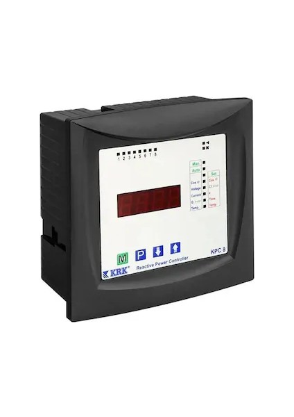 Kpc 8 Tek Fazlı Reaktif Güç Kontrol Rölesi Faz-Nötr 220V