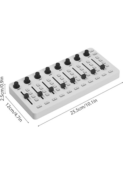 Mıdı Kontrol Cihazı 43 Düğmeli 8 Düğmeli 8 Basmalı Düğmeli Mıdı Miks Konsolu Bt Bağlantısı Pil/tip-C Güç Kaynağı USB Mıdı Kontrol Cihazı Çoğu Elektroakustik Enstrüman Için Mikser modelleri