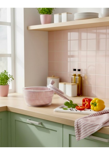 Salata ve Sebze Kurutucu Jumbo Boy 5 Litre – Bpa Free, Bulaşık Makinesine Uyumlu fiyatları