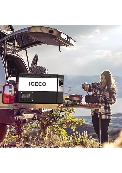 TCD45 12/24VOLT 45 Litre Çift Bölmeli Outdoor Kompresörlü Oto Buzdolabı/dondurucu modelleri