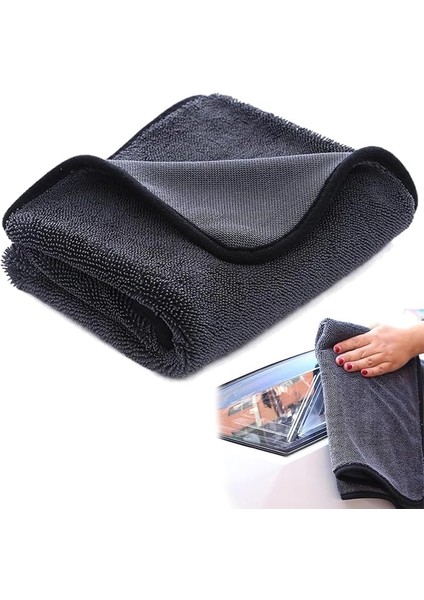 - Profesyonel Oto Yıkama Kurulama Havlusu, Ekstra Emici Araba Yıkama Bezi, Lüks Araç Kurutma Havlusu 50X70 cm