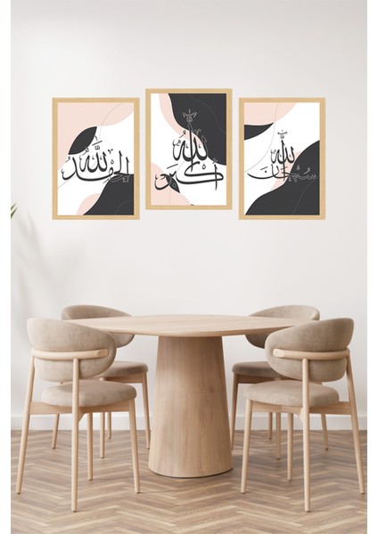 🖼️ Estetik & Anlamın Buluştuğu 3'lü Çerçeve Görünümlü Tablo Seti 🕊️✨🌟 CRVS1220 13 x 17 fiyatları