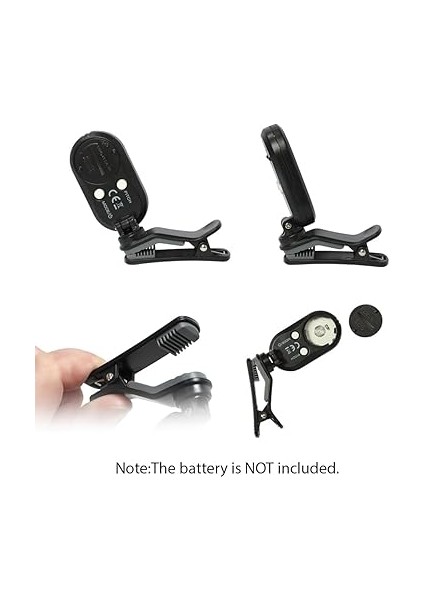 Kromatik Gitar Bas Keman Ukulele Için Gitar Tuner Klipsli Renkli LCD Ekran Katlanabilir Döner Klipsli Taşınabilir Gitar Tuner Otomatik Kapatma Fonksiyonu Evrensel Gitar Aksesuarları fiyatları