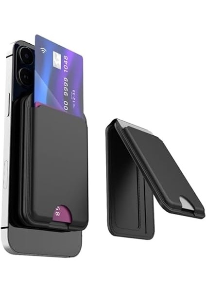 Smart Akıllı Deri Cüzdan Takip Edilebilir Manyetik Kartlık Ekstra Güçlü Mıktanıs ile Tam Kenetlenme ve Sağlam Tutuş iPhone Magsafe Uyumlu X6608 indirimleri