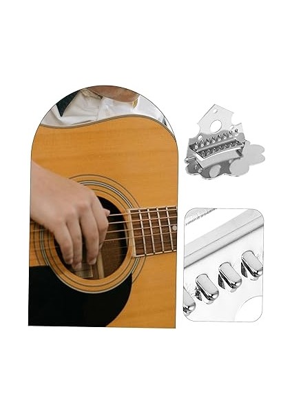 Bulut Şekilli Krom Mandolin Kuyruk Parçası Köprü Vidalı 60X35MM Metal Gitar Ukulele Gitar ve Ukulele Performansları Enstrüman Aksesuarları Için Yedek Parçalar modelleri