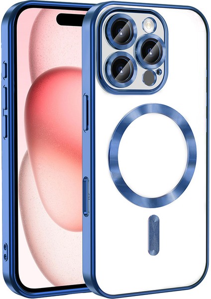 Apple iPhone 16 Pro Kılıf Kamera Korumalı M-Safe Wireless Şarj Özellikli Zore Demre Kapak
