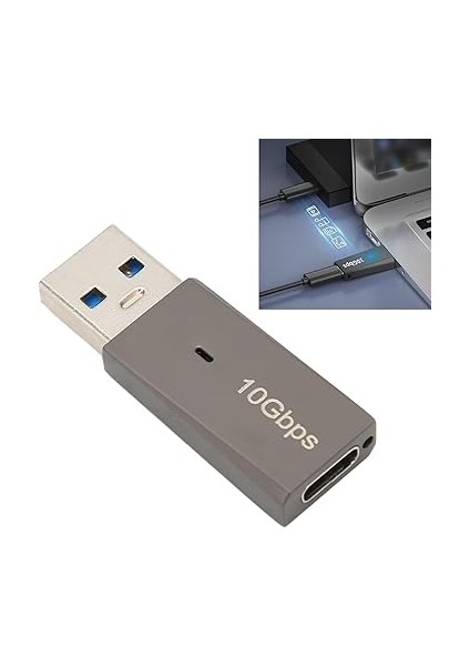 USB 3.1 To Type-C Adaptör 10GBPS (10 Gigabit) Pc ve Bilgisayarlarınızdan Type-C Çıkış Almak Için Çevirici Usb'den Type-C Dönüştürücü Tak ve Çalıştır ADS613 fırsatları