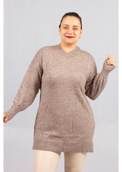 Geniş Kalıp! Yumoş Triko Kazak Büyük Beden Kadın Şıklığı fırsatları