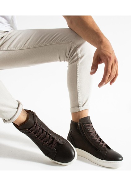 Erkek Kahverengi Hakiki Deri Bot fiyatları