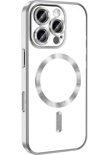 Apple iPhone 16 Pro Max Kılıf Kamera Korumalı M-Safe Wireless Şarj Özellikli Zore Demre Kapak modelleri