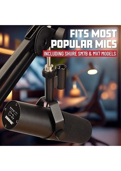 Frameworks GFWMICBCBM2000 | Yayıncı/podcast/streaming/youtuber Için Masaüstü Akrobat Boom Kollu Mikrofon Standı fiyatları