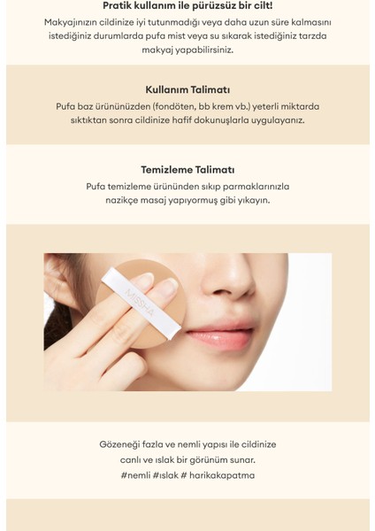 Canlı Görünüm Sunan Makyaj Pufu Tension Pact Puff