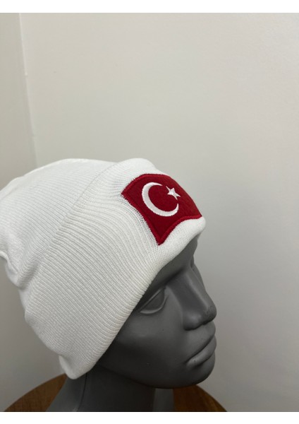 Unisex Türk Bayraklı Kışlık Bere – Sıcak Tutucu Triko Şapka modelleri