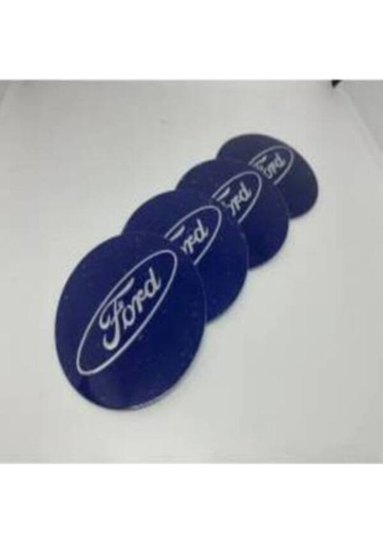 Lacivert Renk Logo Alüminyum 56 mm 4 Adet Jant Göbek Stıcker fiyatları