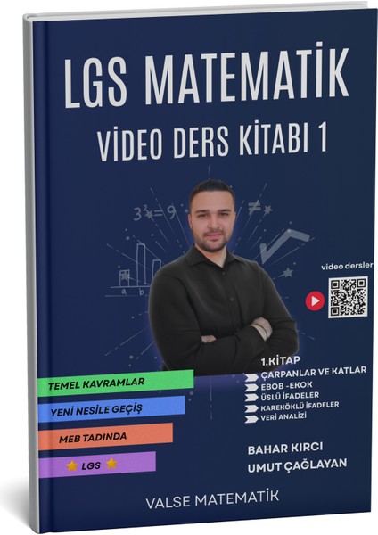 LGS MATEMATİK VİDEO DERS KİTABI 1