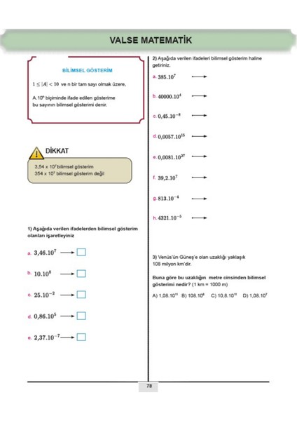 LGS MATEMATİK VİDEO DERS KİTABI 1 modelleri