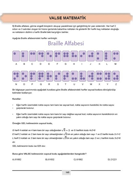 LGS MATEMATİK VİDEO DERS KİTABI 1