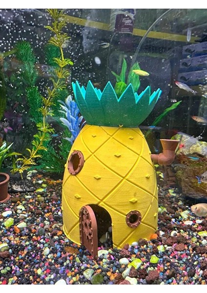Ananas Ev Akvaryum Dekor – Balık Saklanma Alanı