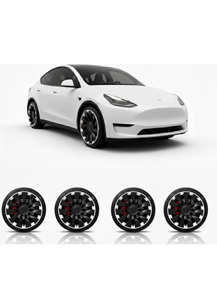 Tespx Tesla Uberturbine 21 Inc Beyaz Jant Koruyucu Özel Kesim Ppf Dahil 4 Jant