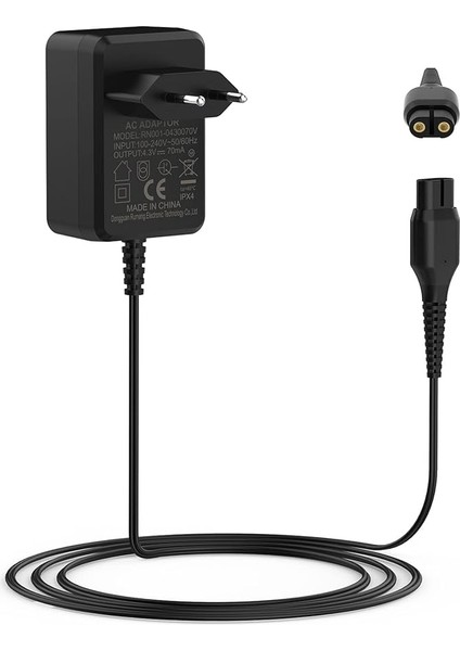 Phillips Oneblade QP2520 QP2570 QP2620 MG3730 MG3720 MG5720 MG5730 BT3208 BT3206 Charger Philip Norelco A00390 Için 4,3 V Philips One Blade Şarj Kablosu .8m