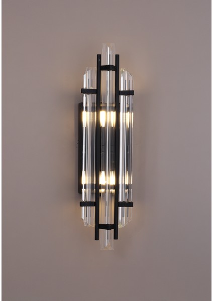 Helenora Cam Modern Siyah Renk Duvar Apliği fiyatları