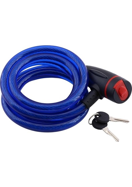 Halat Zincir Kilit 150 cm Motosiklet Çelik Kilit Çap 12 mm Ø Hırsız Önleme Güvenlik 1 Adet