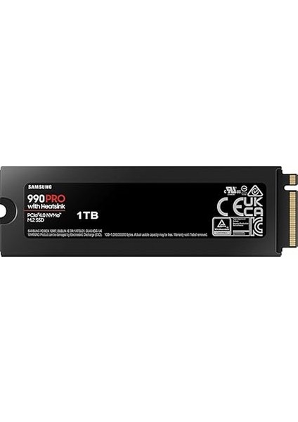 990 Pro Heatsink M.2 Nvme SSD (MZ-V9P1T0CW), 1 Tb, Pcıe 4.0, 7.450 Mb/s Okuma, 6.900 Mb/s Yazma, Soğutuculu SSD ve Rgb Işıklı Konsol, Oyun ve Video Düzenleme Için indirimleri