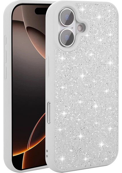 Apple iPhone 16 Plus Kılıf Parlak Taşlı Tasarım Zore Pırlanta Kapak modelleri