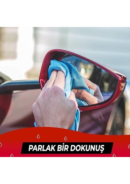 - Mikrofiber Oto Cam Bezi 2'li Paket, Araba Pencere Temizlik Havlusu, Baklava Desenli Özel Kesim 50X70 cm (Mavi-Yeşil) fırsatları