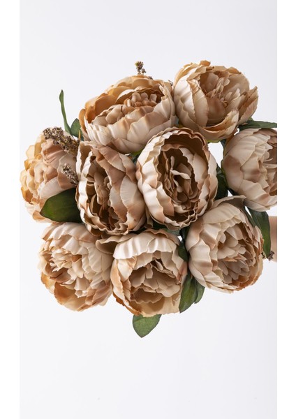 Yapay Şakayık Demeti Kahverengi 35 cm 9 Dal indirimleri