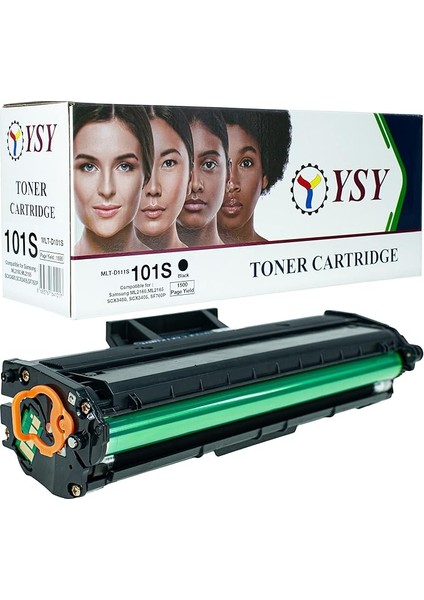 ML2160 ML2165 MLT-D101S SCX3400 SCX3405 1500 Sayfa Verimli New Fırmware (Güncel Çip) Muadil Toner (Siyah)